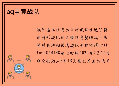 aq电竞战队